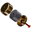 Bitcoin Merch® - Bitcoin Titanium Heart 24 Words Seed