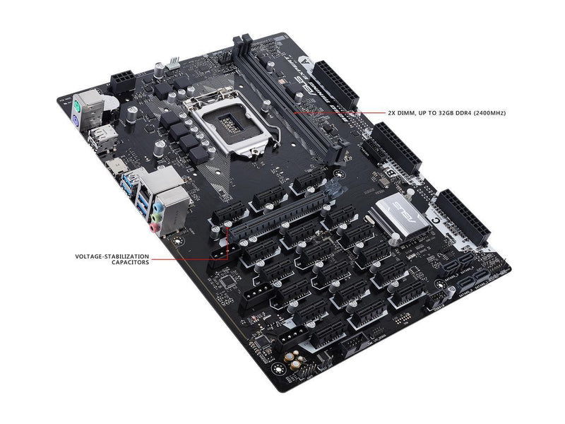 ASUS B250 MINING EXPERT Intel LGA 1151 ATX - Cryptocurrency Mining Motherboard