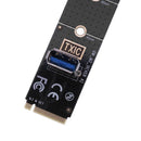 PCB M.2/NGFF to USB3.0 Port Converter Adapter Graphic Card Cable Extender Card