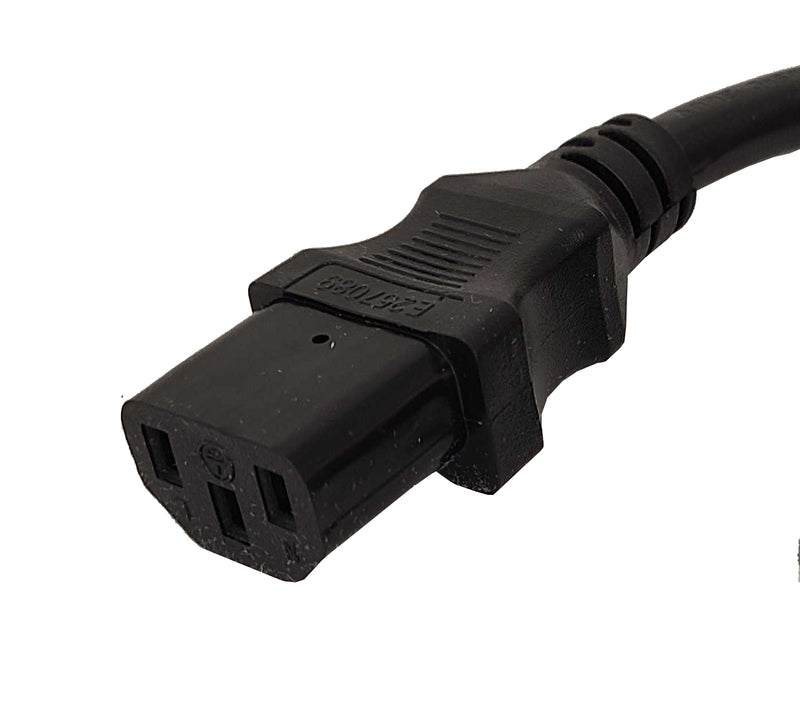 NEMA 6-15P to C13 SUPER HEAVY-DUTY Power Cable, 15A 250V US Plug - Up to 3300W (with 220V)! - 6ft
