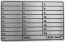 Safe Seed Cryptocurrency Seed Key Phrase Backup Recovery Stamping Bits + 2 Titanium Plates