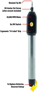 Engraving Pen (Powered) w/ Diamond Tip for Seed Key Backup Plates