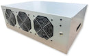 Ready-To-Mine™ 3-Fan 8 GPU Mining Frame Rig With Motherboard + CPU + RAM + SSD Included