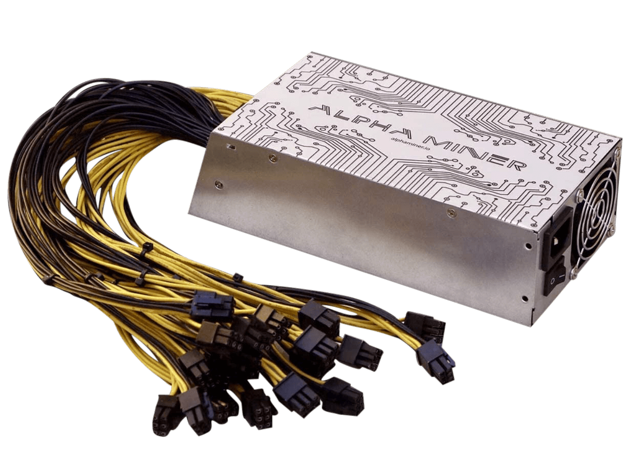 Bitcoin Merch - Alpha Miner 1600W 180V-300V VAC Power Supply