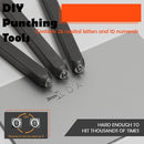 CONDOLD Steel Cryptocurrency Seed Key Phrase Backup - Stamping Set