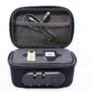 Ledger Nano S and Trezor Hardware Bag with Lock for Cryptocurrency Cold Storage - Best Hard Case for Crypto Wallet - Patented Design