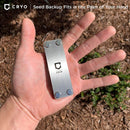 CRYO Crypto Seed Key Phrase Backup - Slim