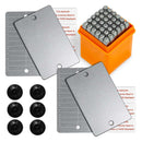 CONDOLD Steel Cryptocurrency Seed Key Phrase Backup - Stamping Set