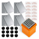 CONDOLD Steel Cryptocurrency Seed Key Phrase Backup - Stamping Set