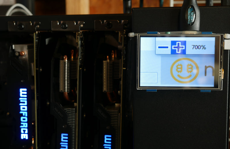 Bitcoin Merch® - 3.5" Screen Monitor For Raspberry Pi & Mining Rig
