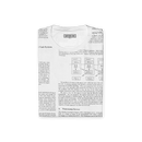 Satoshi Ink Whitepaper Crew Neck T-Shirt Limited Edition for Collectors - White