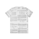Satoshi Ink Whitepaper Crew Neck T-Shirt Limited Edition for Collectors - White