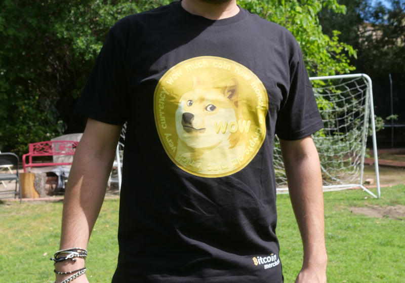 Bitcoin Merch® - DOGE Dogecoin T-Shirt - Black