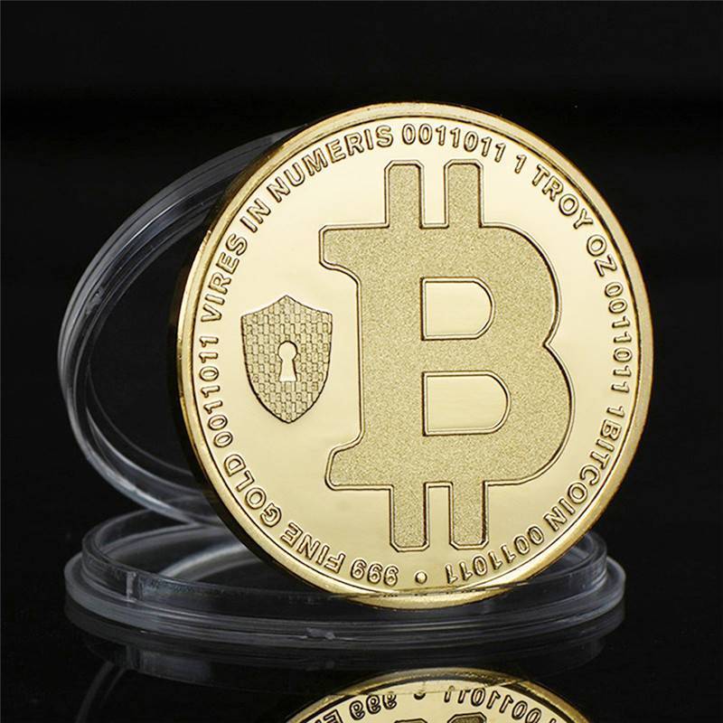 Metal Novelty Cryptocurrency Crypto Physical Commemorative Coin