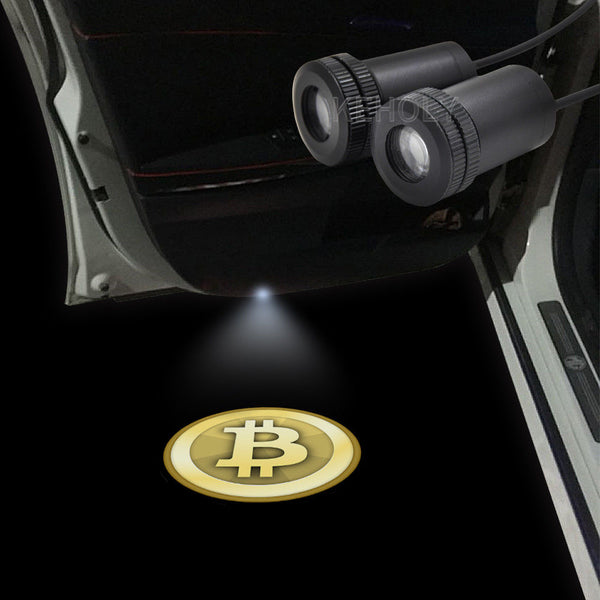 Car Door Bitcoin LED Projectors - 2pcs