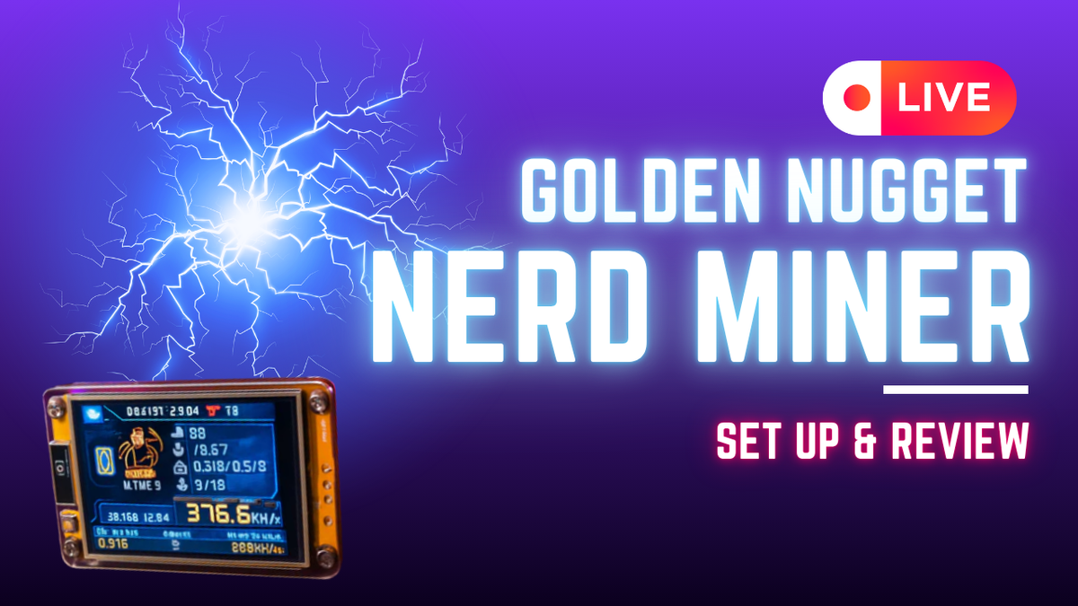 Set Up Guide For The Gold Nugget Nerd Miner