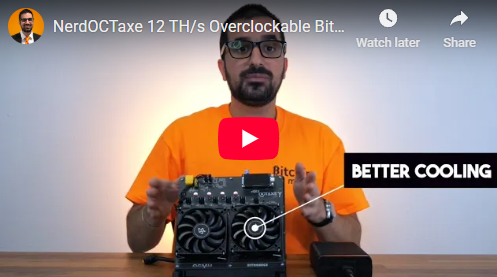 NerdOCTaxe 12 TH/s Overclockable Bitcoin Miner | Small Miner, Serious Hashrate