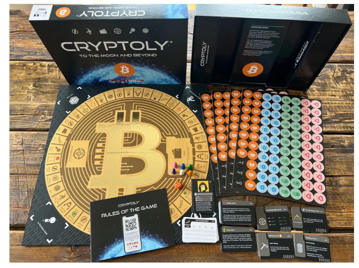 CRYPTOLY - To The Moon And Beyond/ Bitcoin board game