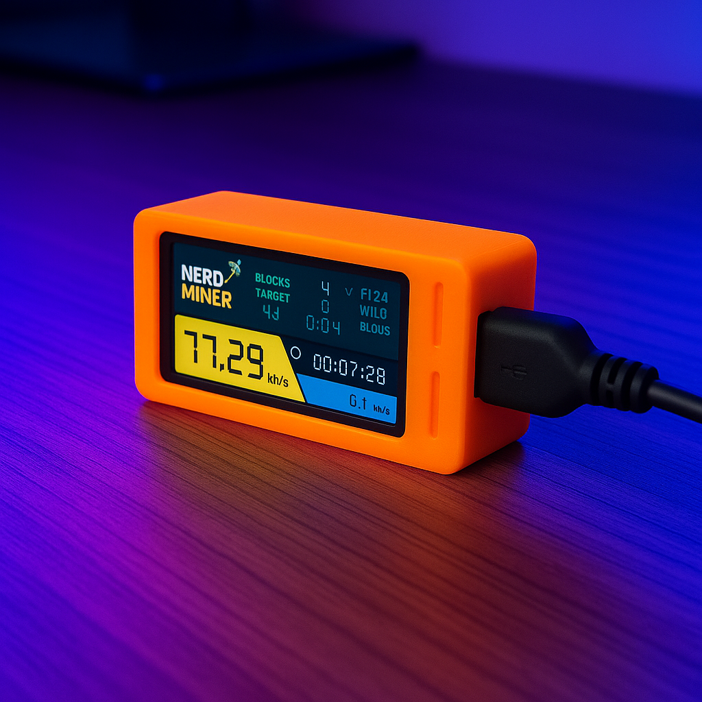 Bitcoin Merch® NerdMiner v2 - USB Lottery Miner with WiFi