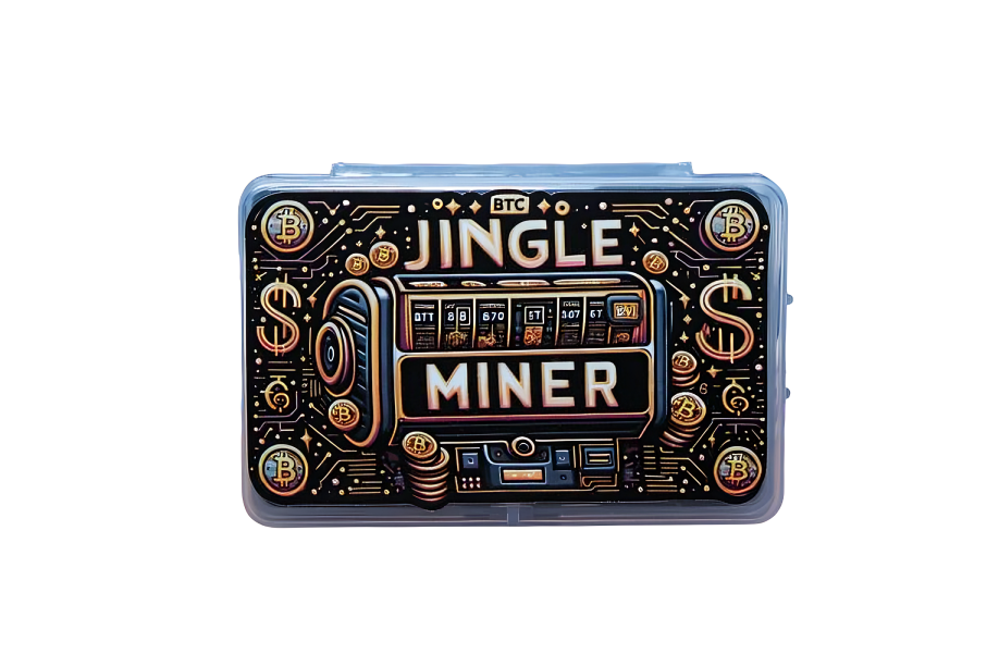 Bitcoin Merch® - Jingleminer BTC Lottery Mini Lottery Miner