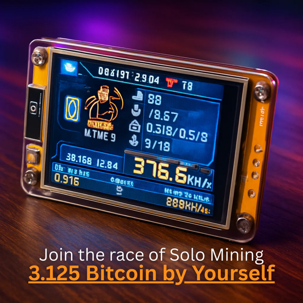 Bitcoin Merch® - Gold Nugget Lottery Miner