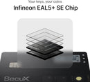 SecuX Shield Bio Crypto Hardware Wallet - Secure Biometric Authentication, Cold Storage Card for NFT, Bitcoin, Ethereum, Cardano, ERC20, BEP20, and More