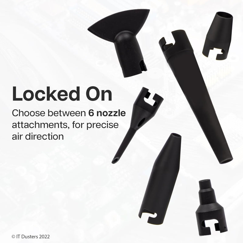 EasyGo CompuCleaner - Electric Computer Blower for Electronic Devices – Alternative to Compressed Air or Canned Air