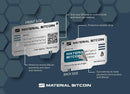 MATERIAL BITCOIN Standard | The only Ready to use Bitcoin Wallet | Physical Bitcoin Wallet | Unhackable | Crypto Cold Storage