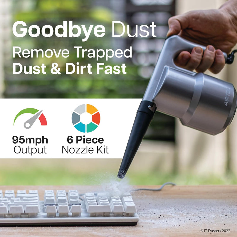 EasyGo CompuCleaner - Electric Computer Blower for Electronic Devices – Alternative to Compressed Air or Canned Air