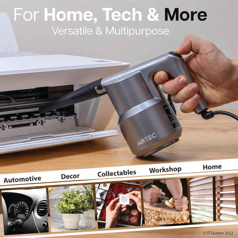 EasyGo CompuCleaner - Electric Computer Blower for Electronic Devices – Alternative to Compressed Air or Canned Air