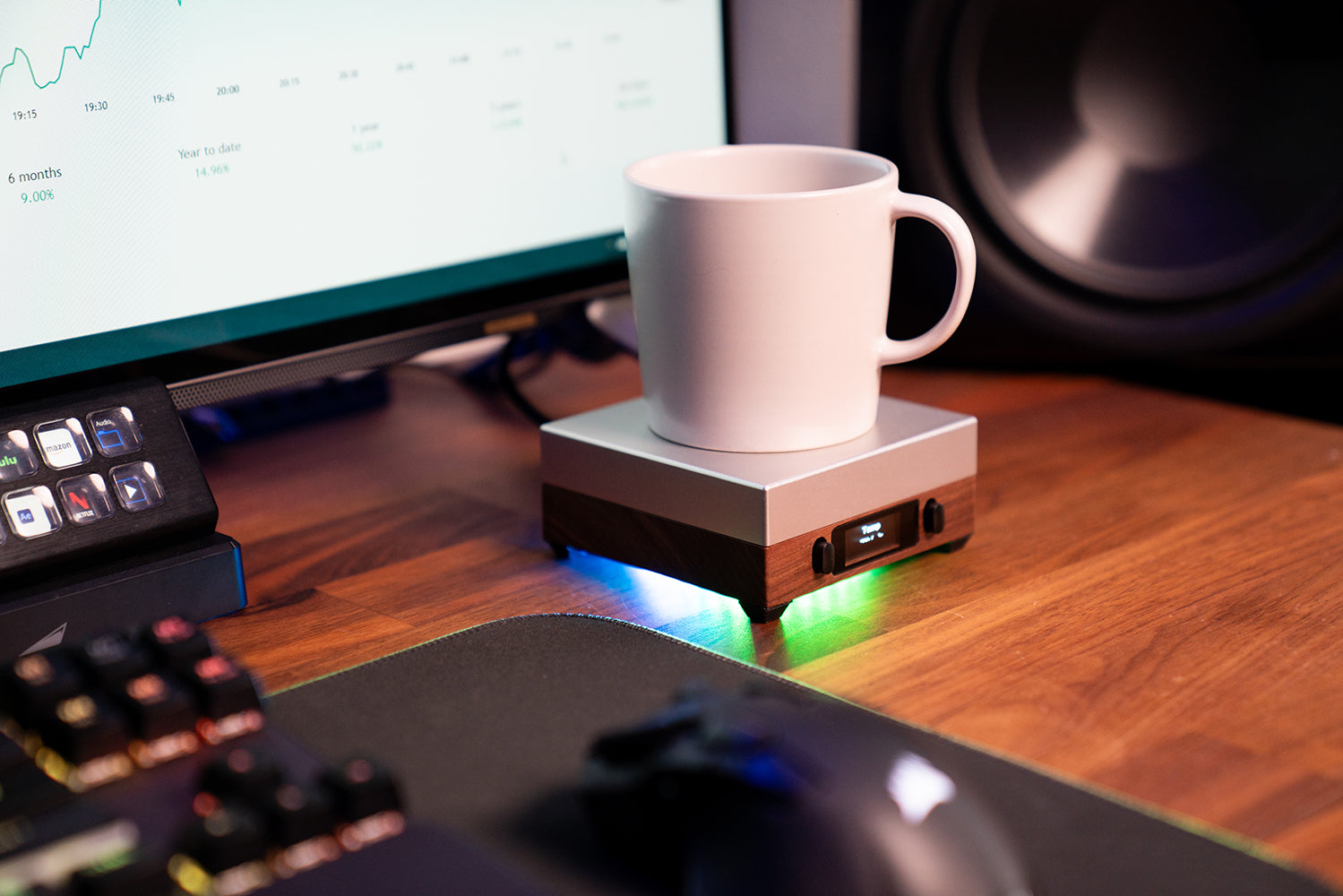 Bitcoin Merch® - Mein Coffee Silent 27W USB-C Miner: 600 GH/s with WiFi & OLED Display