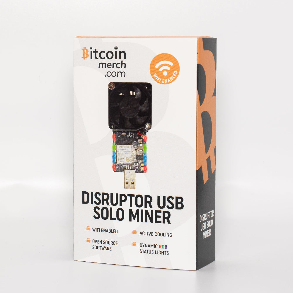 Bitcoin Merch® - Disruptor® USB Lottery Miner