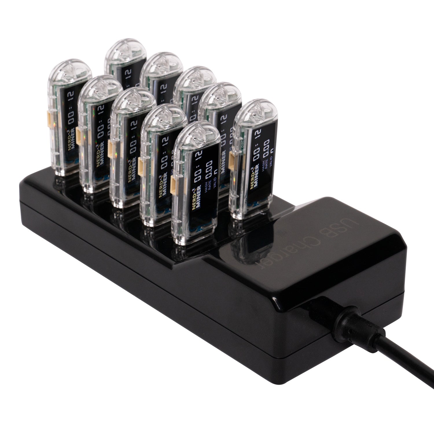 Bitcoin Merch® - 10x NerdMiner 2 - USB Lottery Miner COMBO