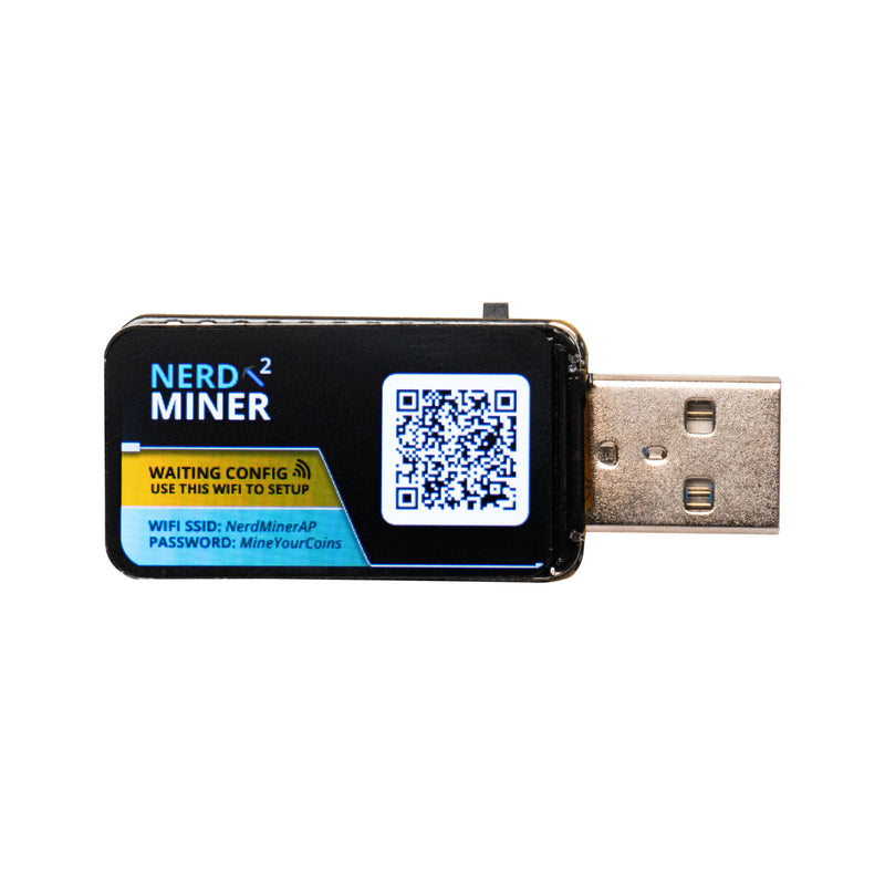 Bitcoin Merch® NerdMiner 2 - USB Solo Miner with WiFi