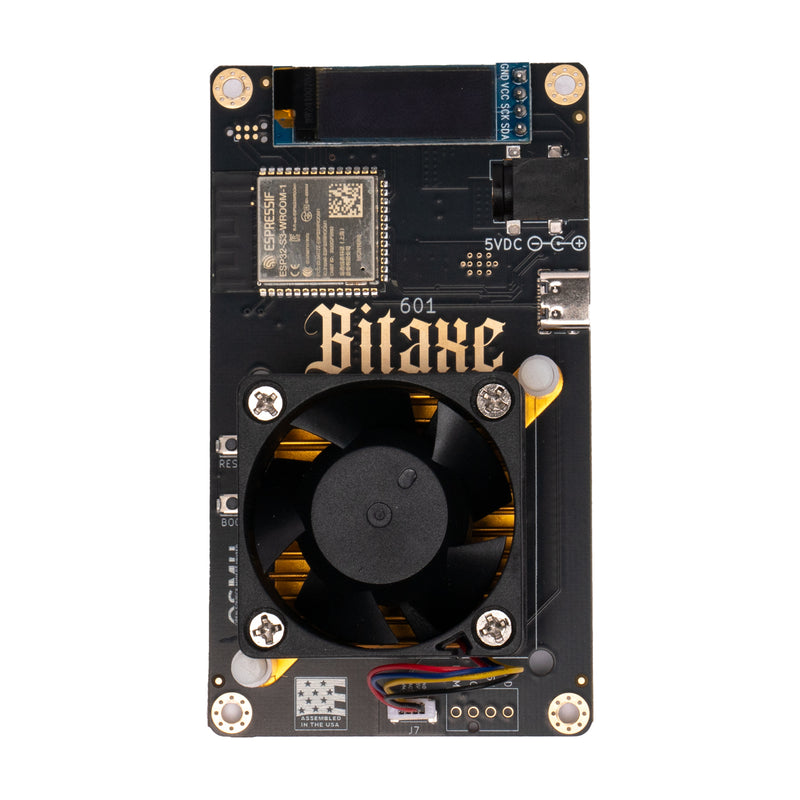 Bitcoin Merch® - Bitaxe Gamma 601 SOLO Miner + Power Supply Upto 1.2TH/s