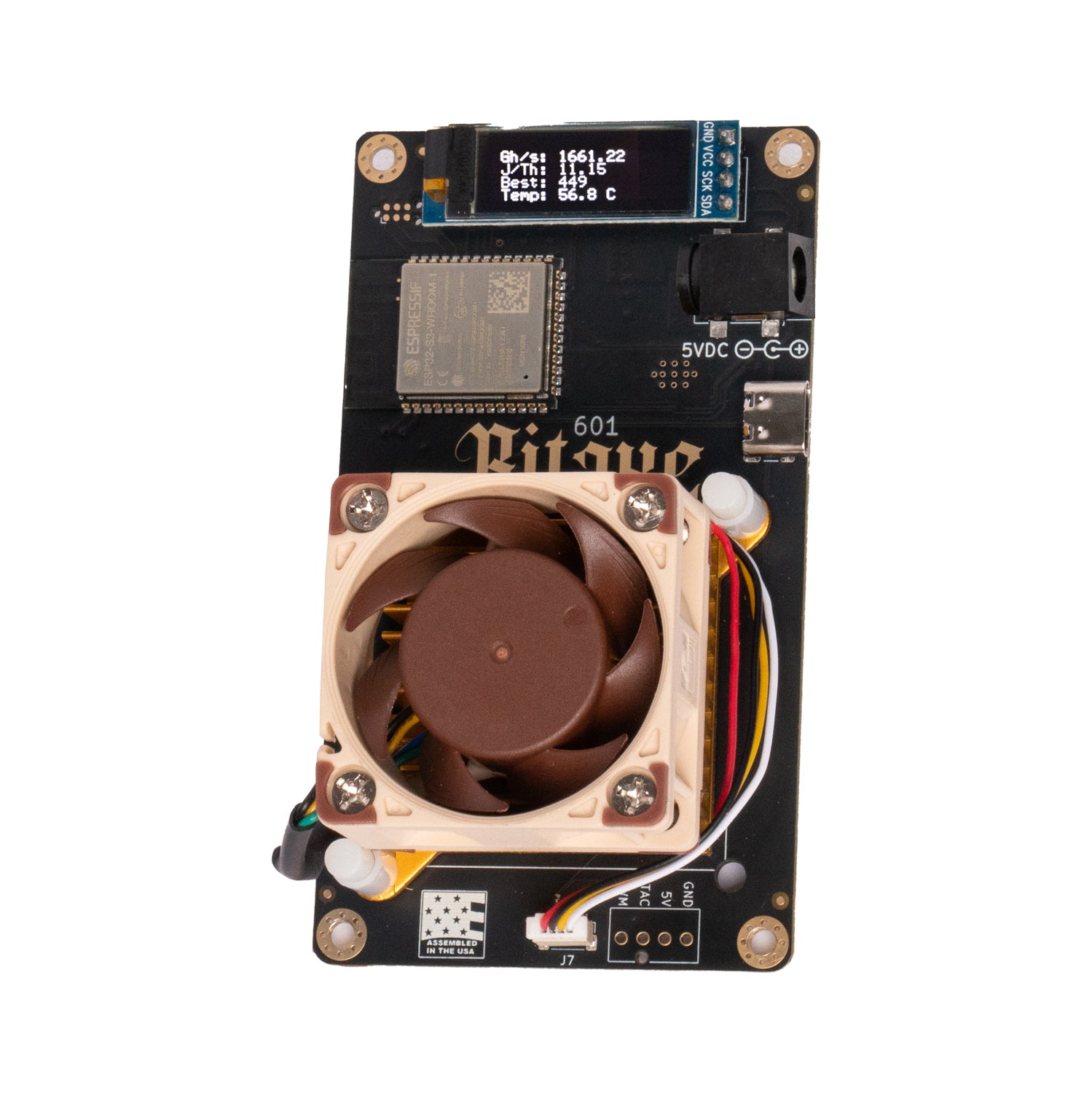 Bitcoin Merch® - Bitaxe Gamma 601 SOLO Miner + Power Supply Upto 1.2TH/s