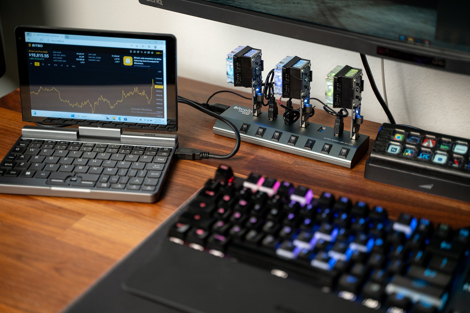 Bitcoin Merch® Easy Miner Laptop: The Ultimate Mining Command Center