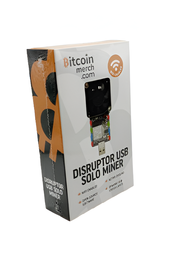 Bitcoin Merch® - Disruptor USB Solo Miner 300GH/s+