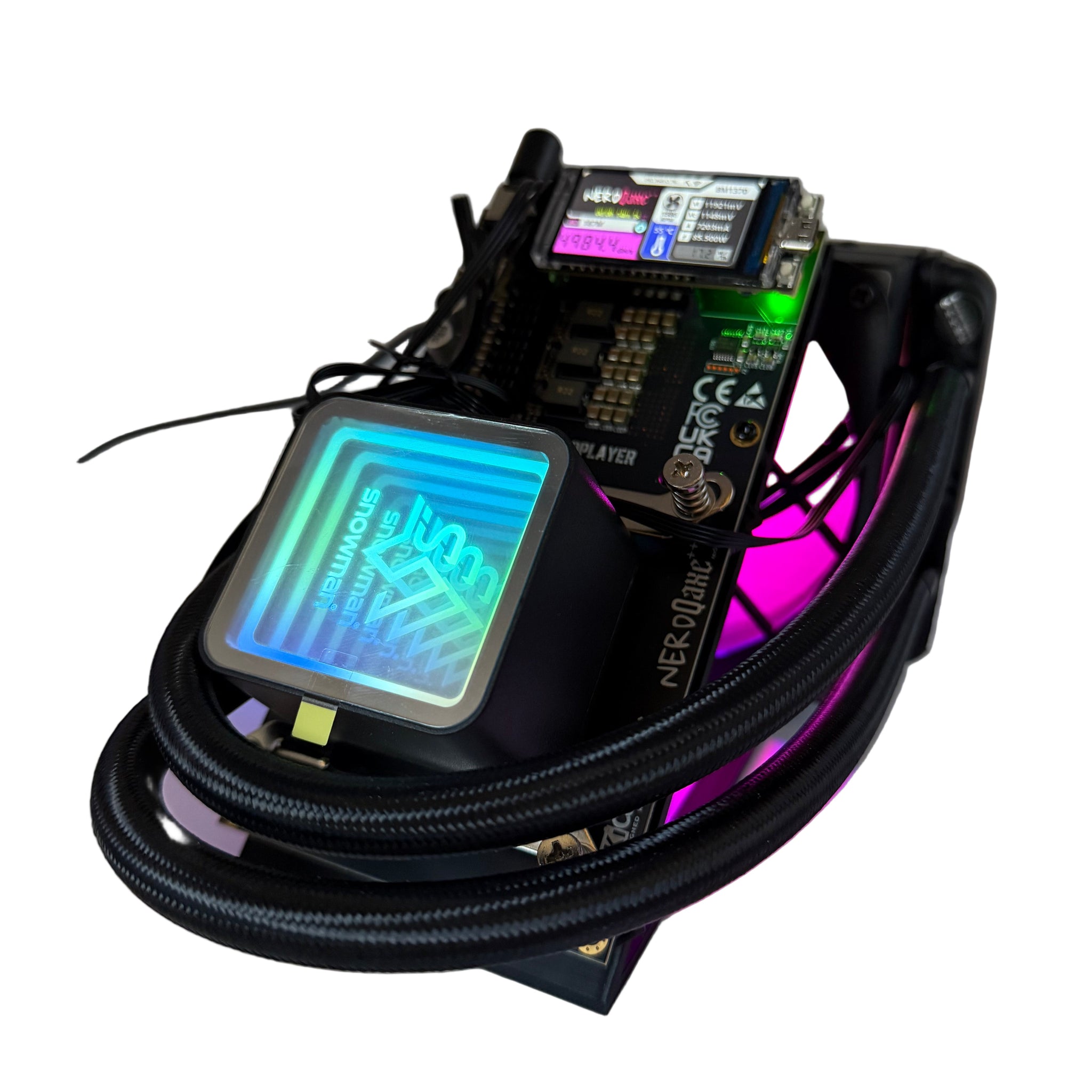 Bitcoin Merch® - NerdQaxe++ Hydro 5+TH/s w Power Supply