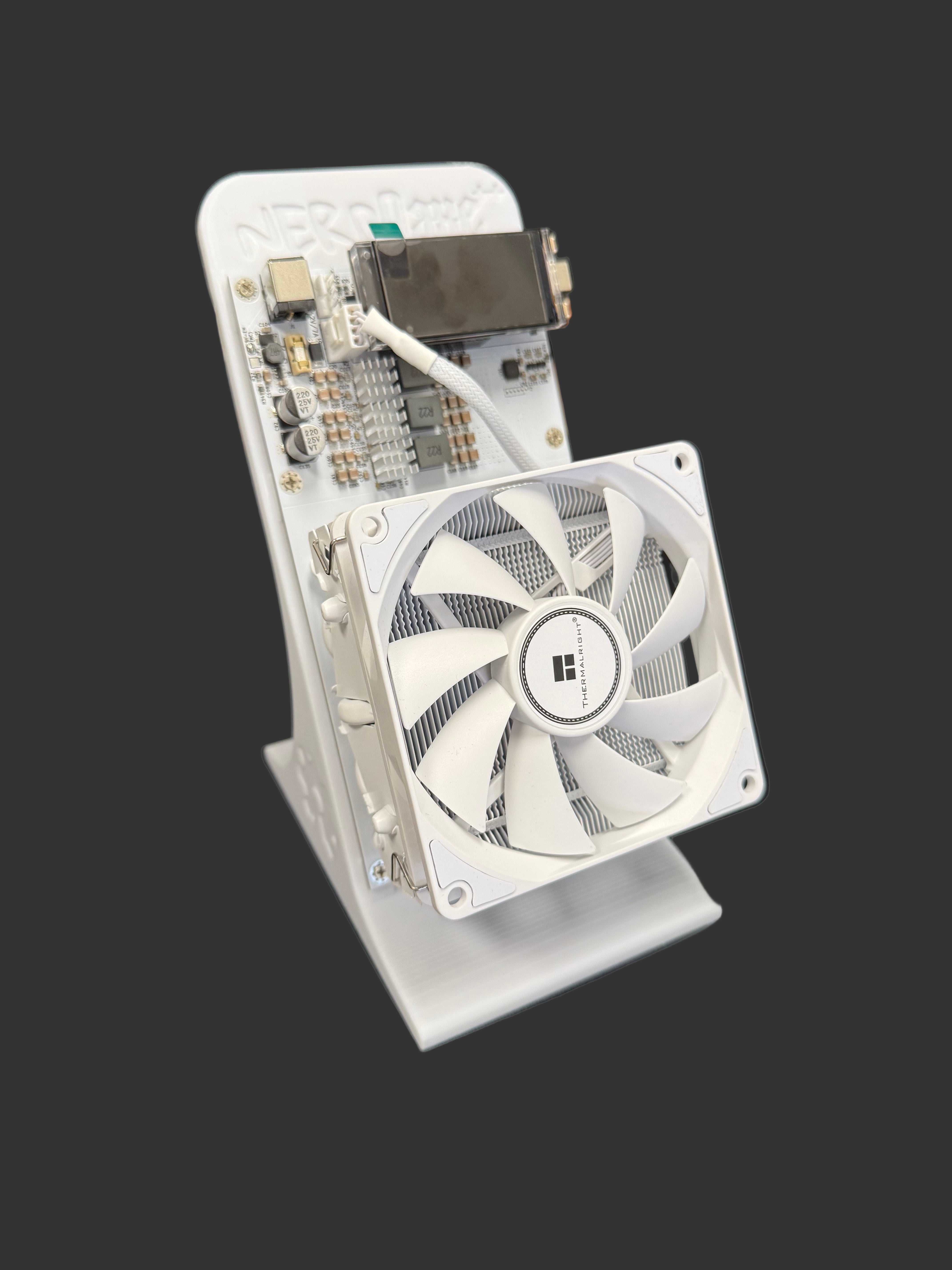 Bitcoin Merch® - NerdQaxe++ 5TH/s Multi-Chip BTC Miner w Power Supply