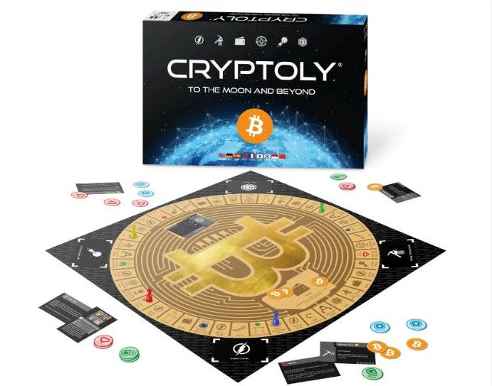 CRYPTOLY - To The Moon And Beyond/ Bitcoin board game