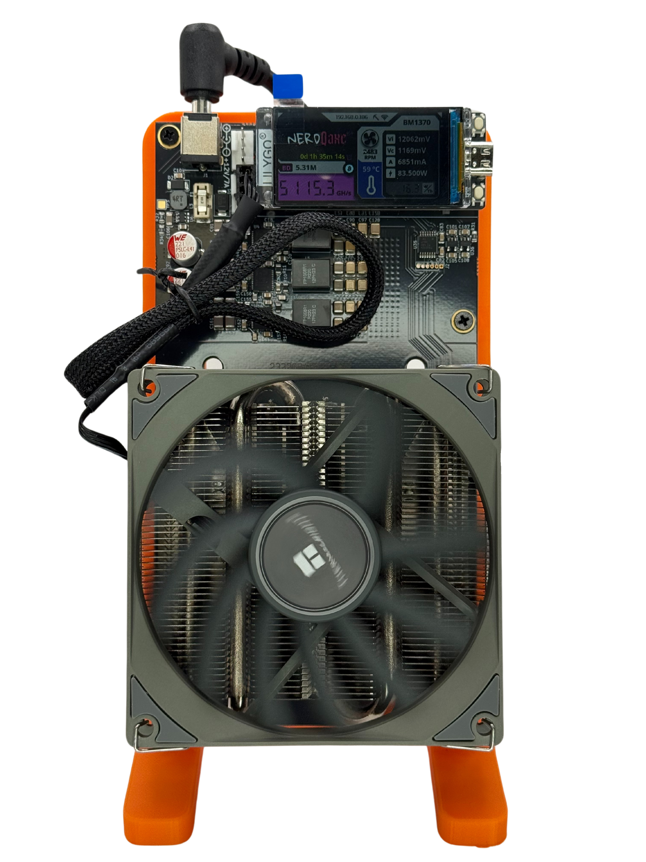 Bitcoin Merch® - NerdQaxe++ 5TH/s Multi-Chip BTC Miner
