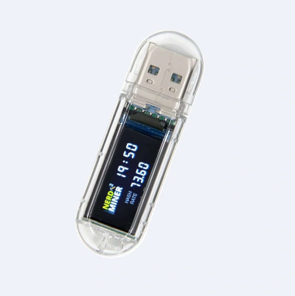 Bitcoin Merch® - 7x NerdMiner 2 - USB Lottery Miner COMBO