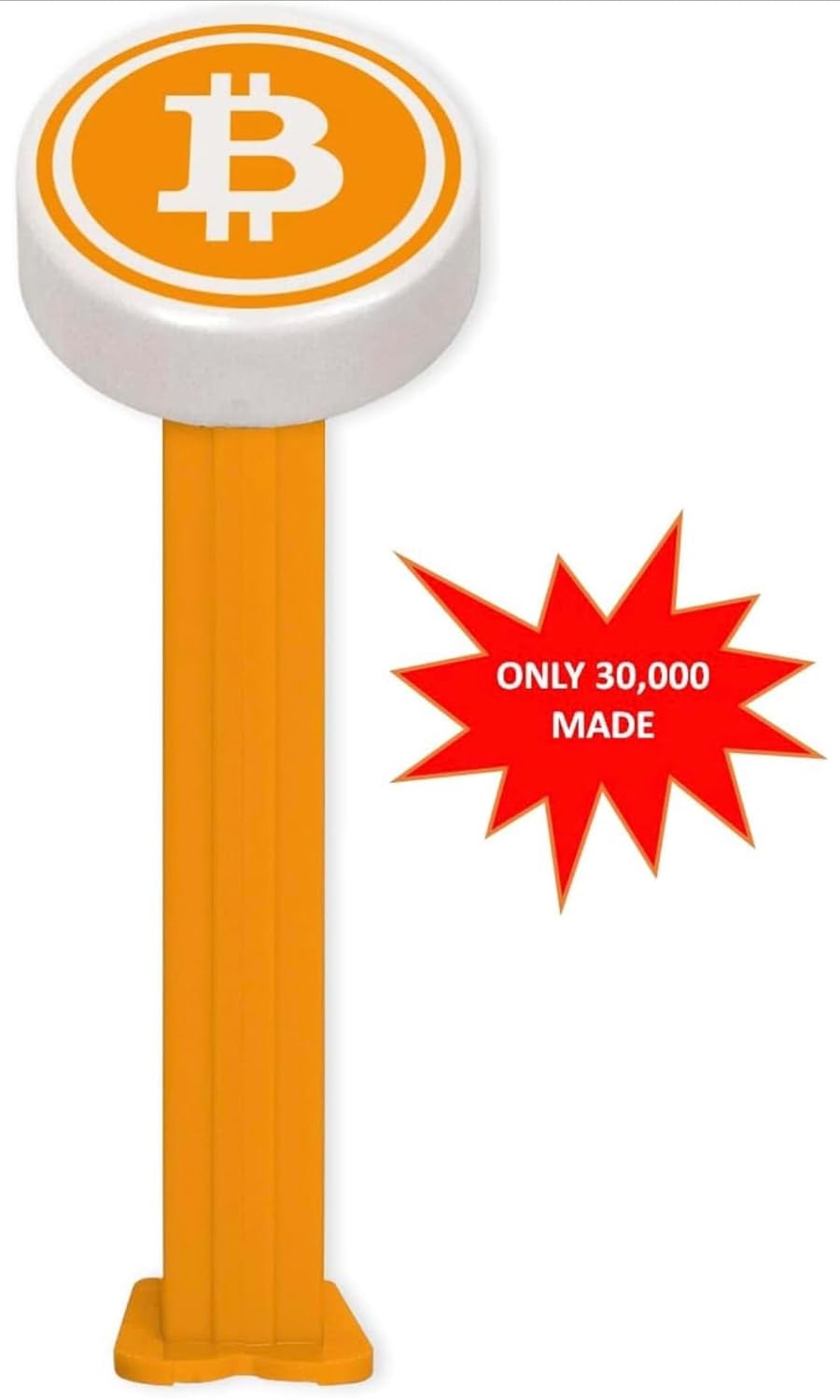 Bitcoinmerch BTC PEZ Dispenser with Candy LIMITED EDITION