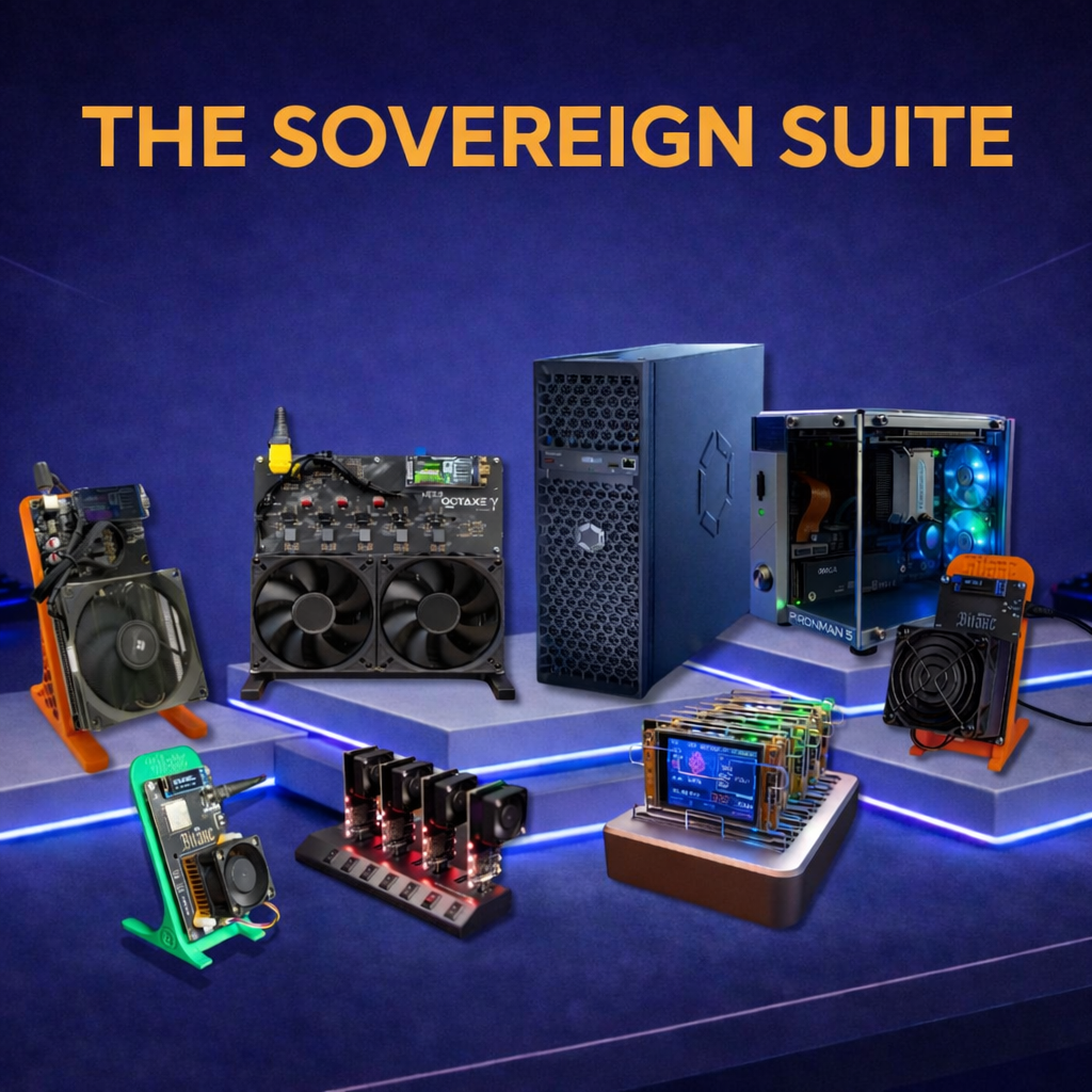 Bitcoin Merch® - The Sovereign Suite 115TH/s Complete Home Mining Setup