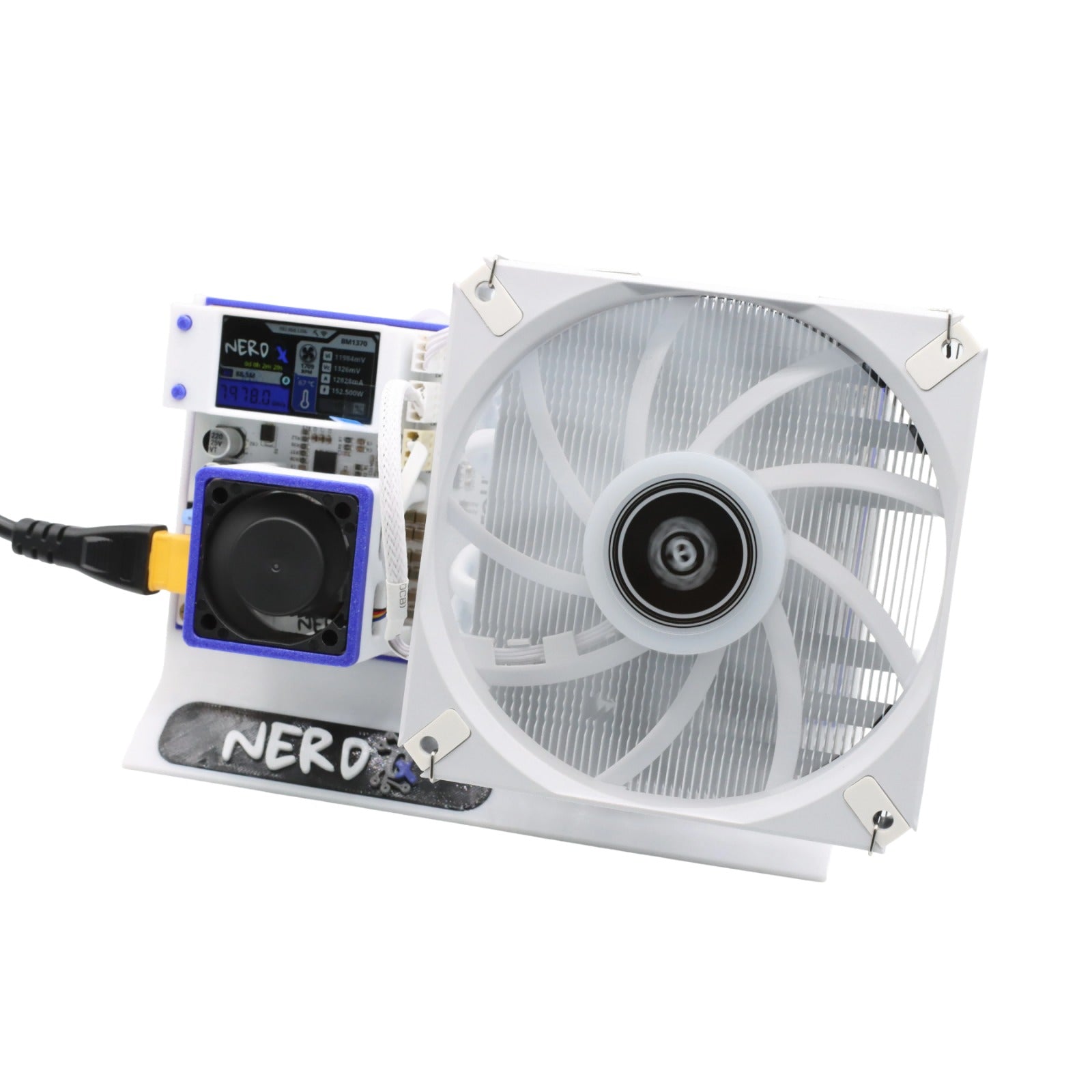 Bitcoin Merch® - NerdQX 8TH/s Home Miner w/ Power Supply