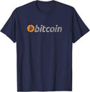 Bitcoin T-Shirt - Women Navy Blue Small