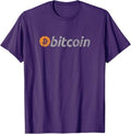 Bitcoin T-Shirt - Women Purple Small
