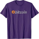 Bitcoin T-Shirt - Women Purple Small