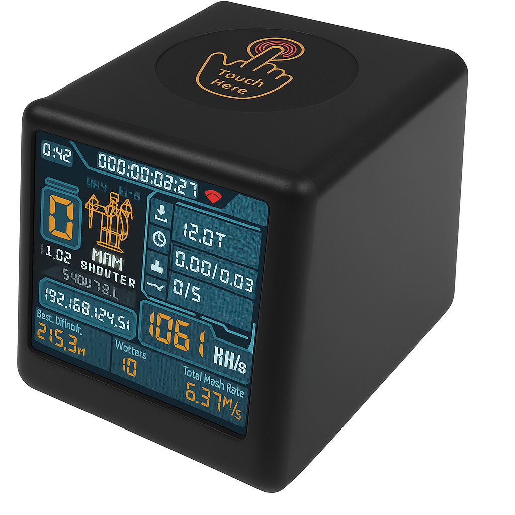 Bitcoin Merch® - Gold Digger Lottery NMMiner 1000KH/s